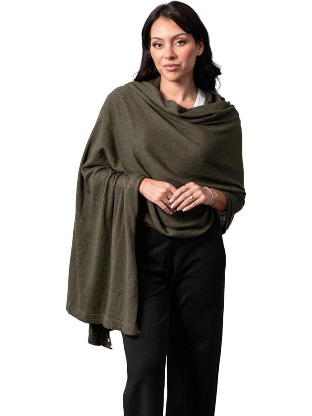 Cozy Organic Cotton Travel Scarf, Versatile Wrap & Shawl for Women